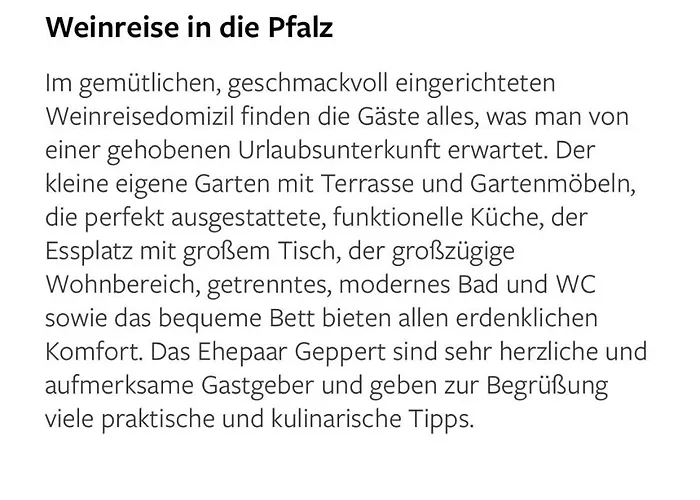 Apartamento Weinreisedomizil Mit Eigenem Garten Und Parkplatz *